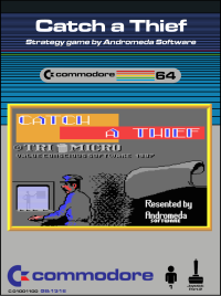 Catch a Thief & Souls Of Darkon Commodore 64 US box art